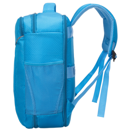 Rucsac de călătorie albastru din poliester cu bretele de umăr respirabile - Peterson PTR-PTN BOCIAN-6446 BLUE [2]