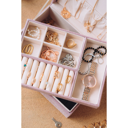 Cutie de bijuterii cu cheie, roz - Peterson PTR-PTN SZK-11-5936 PINK [8]