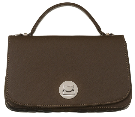 Geantă messenger elegantă kaki cu închidere pivotantă - David Jones PTR-6835-1 KHAKI [1]