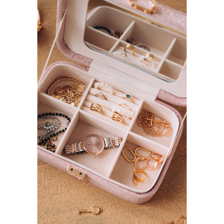 Cutie roz spațioasă și elegantă, cu încuietoare cu cheie - Peterson PTR-PTN SZK-07-3064 ROSE [6]