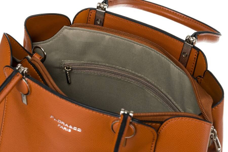 Geanta de dama incapatoare din piele ecologica - Flora&Co PTR-F2581 CAMEL [6]