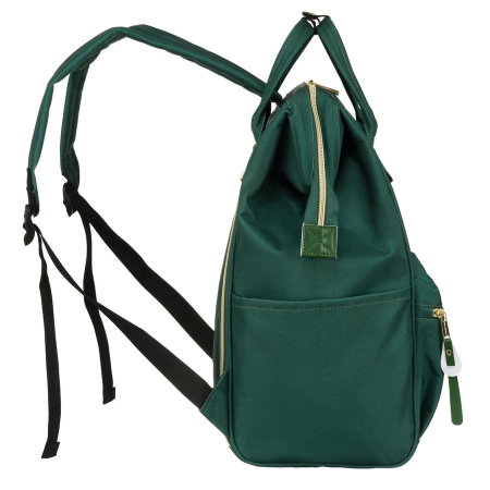 Rucsac de călătorie pentru femei, verde, din poliester, cu compartiment pentru laptop - Peterson PTR-PTN ALFA DARK GREEN [3]