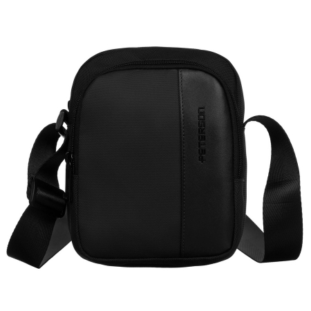 Geantă messenger neagră, mică pentru bărbați - Peterson PTR-PTN TO-YG-01 BLACK [1]