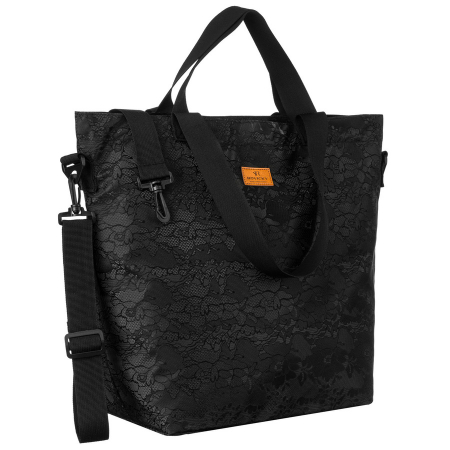 Genti Casual - Geantă mare de damă, neagră, cu mânere și curea reglabilă - Rovicky PTR-R-TZ15605-2448 BLACK