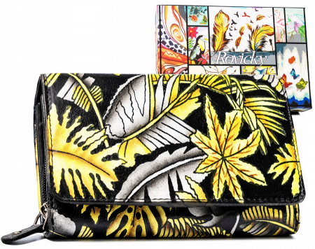  Wallets & Money Clips - Portofel dama din piele naturala Rovicky PTR-R-N0493-ART-19-7248