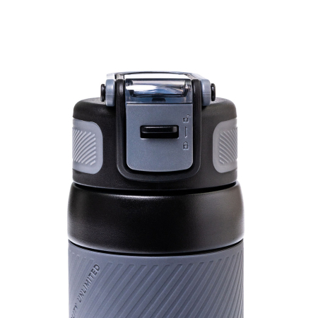 Cană termică neagră din oțel inoxidabil cu cioc de silicon - Peterson PTR-PTN TE-01-660 BLACK [4]