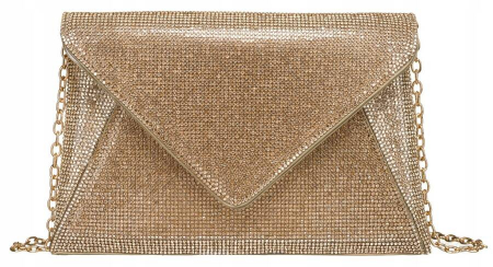 Geantă clutch de damă elegantă pe lant - Peterson PTR-PTN XS101-8702 GOLD [1]