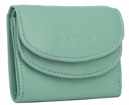 Portofele Dama - Portofel dama din piele naturala Rovicky PTR-R-19-LFN-2817 SEA FO