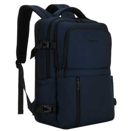 Rucsac de călătorie bleumarin din poliester cu compartiment pentru laptop și bretele reglabile - Peterson PTR-PTN HY241-7031 NAVY [1]