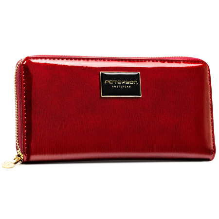 Portofel din piele naturala pentru femei Peterson PTR-PTN PH25-1-SH RED [1]