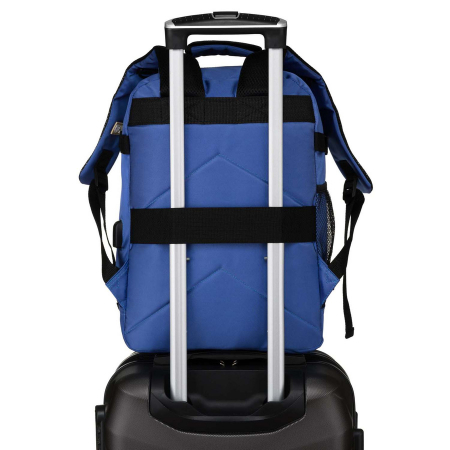 Rucsac de voiaj din poliester impermeabil de culoare albastra cu bretele reglabile - Peterson PTR-PTN APP-6684 BLUE [7]
