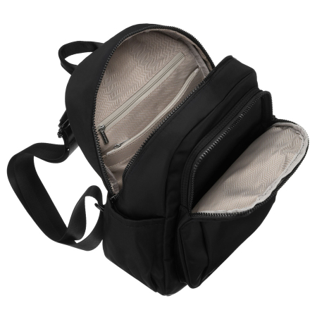 Rucsac practic, negru, pentru femei, din poliester, cu un singur compartiment - Peterson PTN CPY-06-2461 BLAC [4]
