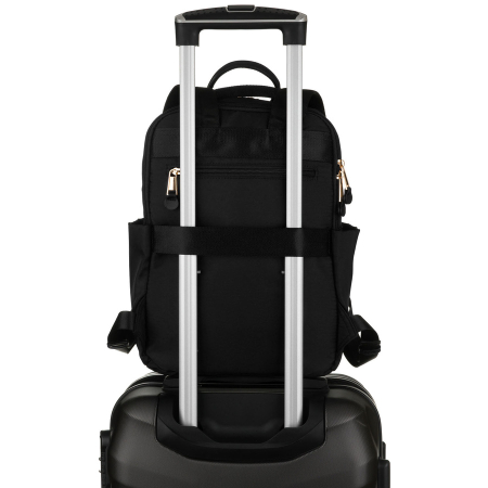 Rucsac de damă negru din nylon cu bretele reglabile - Peterson PTR-PTN JN-08-9980 BLACK [9]