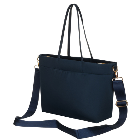 Geantă shopper bleumarin pentru femei cu închidere magnetică - Peterson PTR-PTN JN-10-0108 NAVY [7]