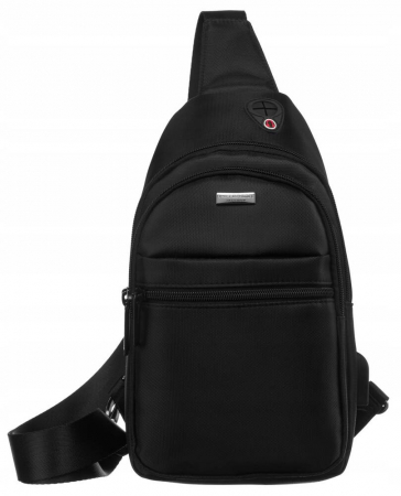 Geanta-rucsac de umar pentru barbati cu port USB - Peterson PTN 73206-7776 BL [1]
