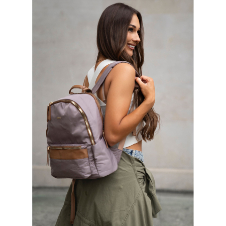 Rucsac de damă cu două compartimente din poliester - Peterson PTR-PTN JN-11-0160 BEIGE [2]