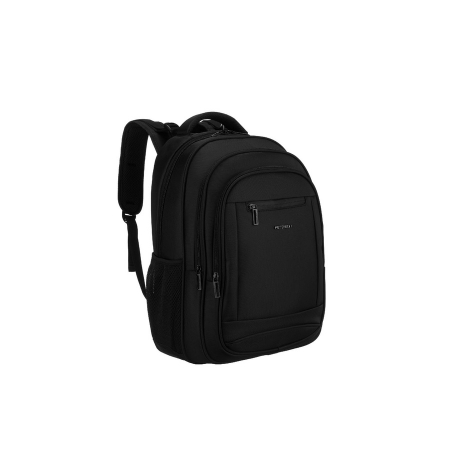 Ghiozdan școlar pentru copii, din poliester, de culoare neagră, cu bretele reglabile - Peterson PTR-PTN BHX-02-9778 Bl [3]