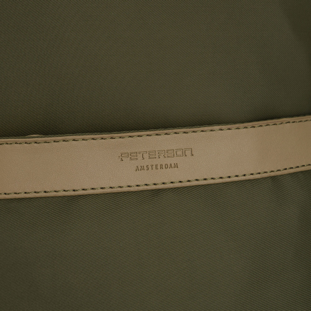 Rucsac de damă verde din nailon cu închidere cu fermoar - Peterson PTR-PTN JN-08-0023 GREEN [9]