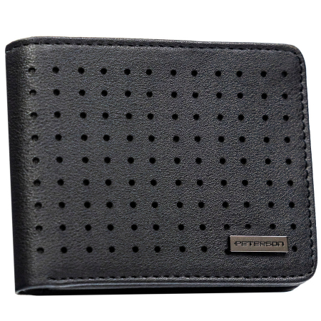 Portofel din piele pentru barbati Peteson PTR-PTN EH-03Z BLACK [1]