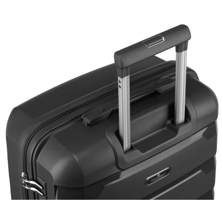 Valiză mică de cabină din polipropilenă, de culoare gri - Peterson PTR-PTN HPP-01-W-S-1808 [6]