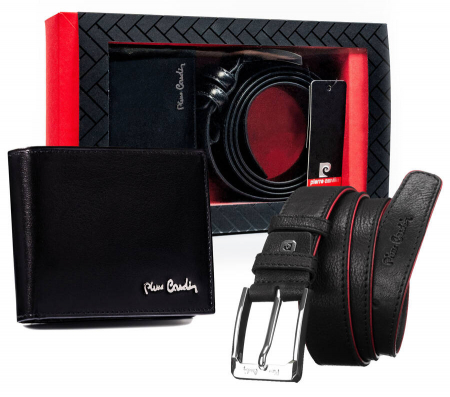 Seturi Cadou - Set cadou barbati portofel si curea din piele naturala Pierre Cardin PTR-ZM-PC27