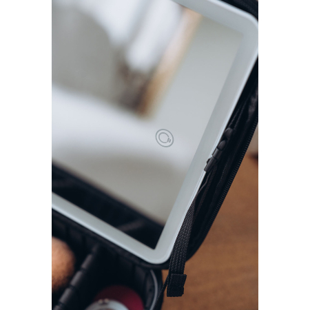 Cutie de bijuterii neagră din piele ecologică, închisă cu fermoar - Peterson PTR-PTN SZK-10-7818 BLAC [19]