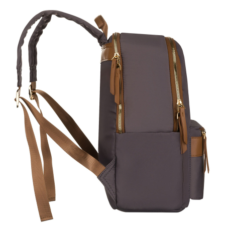 Rucsac gri, urban, pentru femei, din poliester, cu fermoare - Peterson PTR-PTN JN-11-0184 GRAY [6]