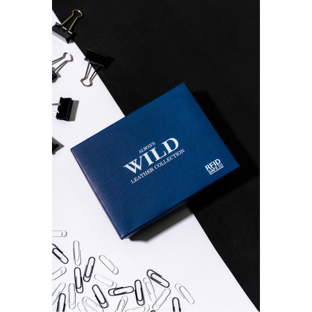 Portofel clasic bărbătesc pentru carduri și documente cu RFID - Always Wild N992-P-CCD-2-2719 BL [5]