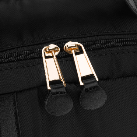 Rucsac negru din nailon pentru femei cu curea de bagaj - Peterson PTR-PTN JN-09-0047 BLACK [13]