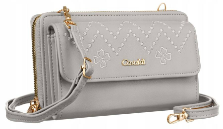  Torebki - Poșetă-portofel elegant cu curea lungă - 4U Cavaldi PTR-M-13-7997 GR