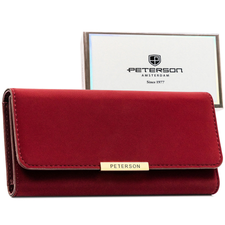 Portofele Dama - Portofel din piele pentru femei Peterson PTR-PTN 006-THU-9150 BOR