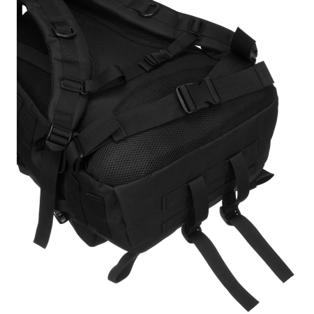 Rucsac militar negru cu bretele reglabile, trei compartimente - Peterson PTR-PTN BL003-8069 BLACK [17]