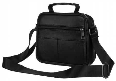 Geanta de umar pentru barbati din piele naturala - Rovicky PTR-R-13202-S-3853 BL [2]