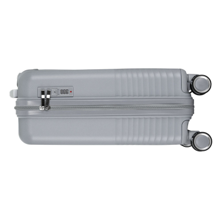 Valiză de cabină gri cu mâner telescopic - Peterson PTR-PTN PP-09-W-S-1563 G [4]