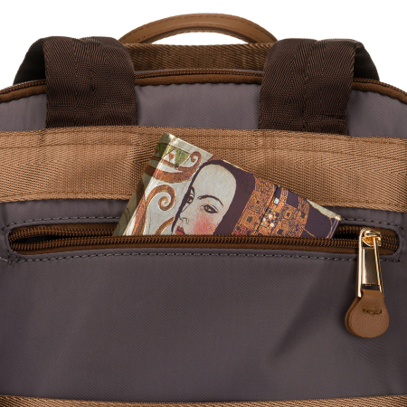 Rucsac gri din nylon pentru oraș, pentru femei - Peterson PTR-PTN JN-08-0030 GRAY [15]