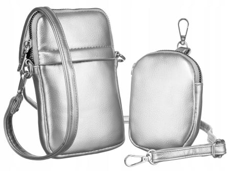 Clutch / Posete Plic - Mini geanta de dama din piele ecologica - Rovicky PTR-R-KP-10-HRH-4249 SIL