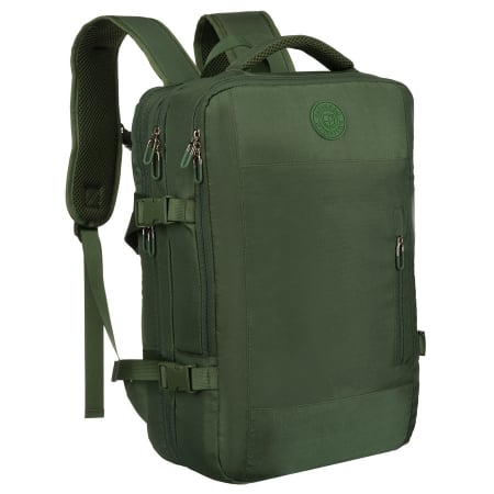  Backpacks - Rucsac de călătorie verde cu spațiu pentru laptop și port USB - Peterson PTR-PTN 24421-5111 GREEN