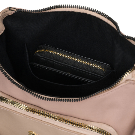 Geantă de damă urbană, din nailon roz, cu închidere cu fermoar - Peterson PTR-PTN JN-16-0399 PINK [12]