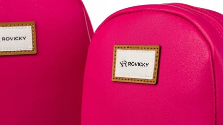 Set doua genti cosmetice dama din piele ecologica - Rovicky PTR-R-261-9367 FUCHSIA [4]