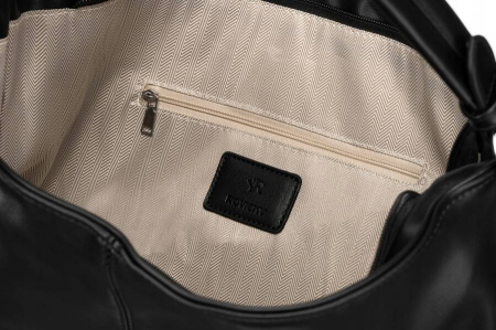 Geanta shopper de dama clasica din piele ecologica - Rovicky PTR-R-073-03-0454 BL [5]