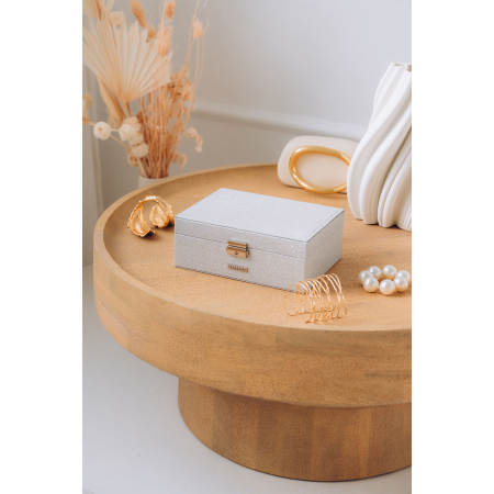 Cutie de bijuterii din argint cu cheie și zăvor - Peterson PTR-PTN SZK-11-5943 SILV [1]