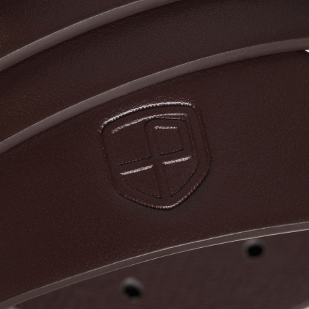 Curea de damă îngustă, maro, din piele ecologică - Peterson PTR-PTN STU-19G1 [2]