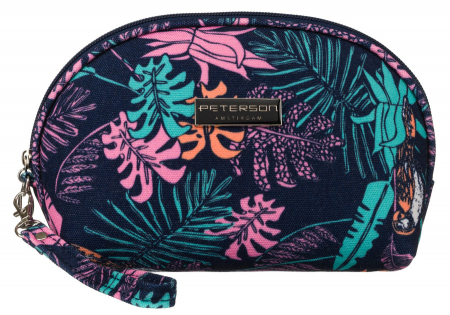 Geantă compactă pentru cosmetice de damă cu imprimeu botanic - Peterson PTR-PTN KOS-J01-8924 L01 [2]