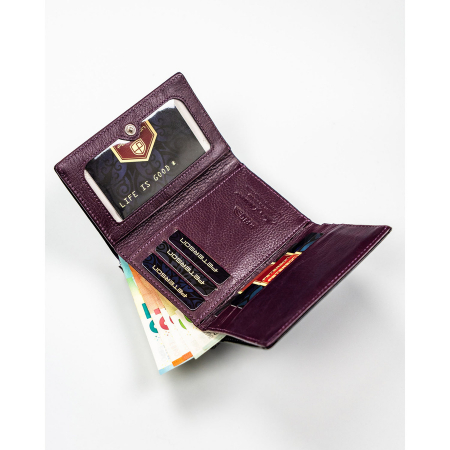 Portofel dama din piele naturala Peterson PTR-PTN PS15-09-FDS PURP [7]