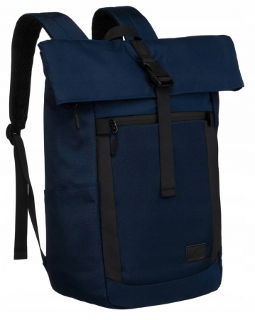 Rovicky - Rucsac de oraș mare, bleumarin, cu spațiu pentru un laptop din poliester - Peterson PTR-PTN RIO-9084 NA