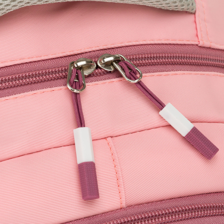 Rucsac școlar spațios din poliester roz, cu bretele reglabile - Peterson PTR-PTN 8610-1327 PINK [14]