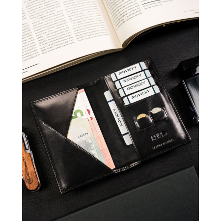 Portcard din piele Cavaldi CW-PAS-LGV-5175 BL [4]