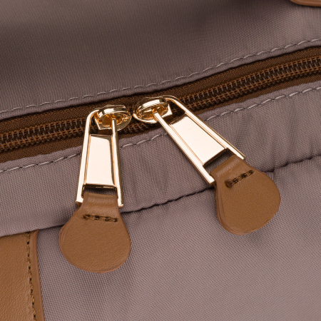 Rucsac bej pentru femei din nailon cu bretele reglabile - Peterson PTR-PTN JN-09-0061 BEIGE [16]