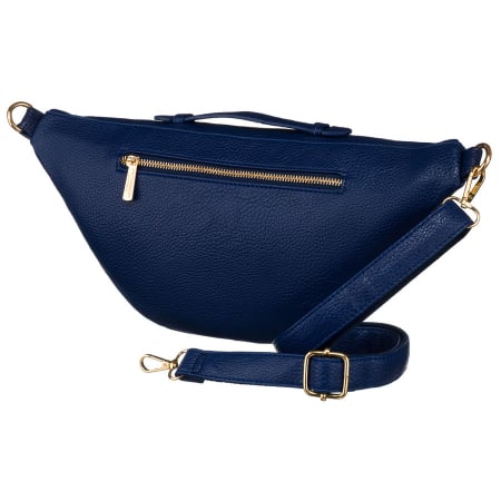 Borsetă sport bleumarin pentru femei din piele ecologică, tip borseta sau geantă crossbody Peterson PTR-PTN SSY-2-F19 NAVY [5]