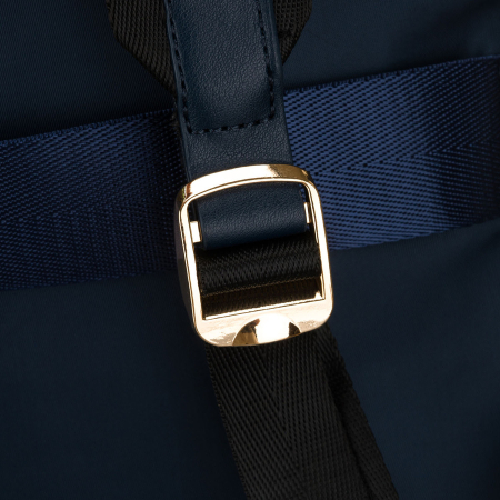 Rucsac de damă din nylon bleumarin cu mâner pentru prindere la valiză - Peterson PTR-PTN JN-09-0054 NAVY [16]